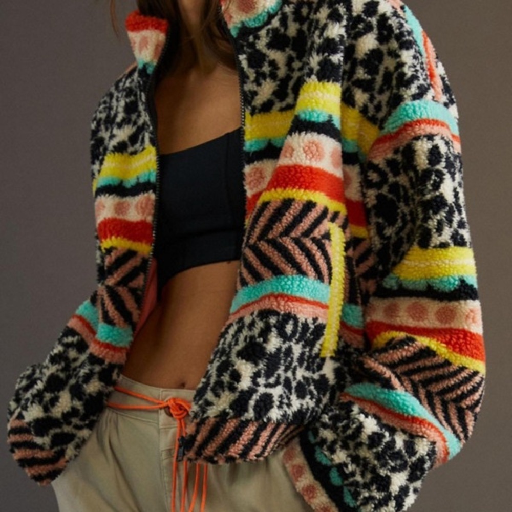 Maeve Multicolor Patterned Jacket
